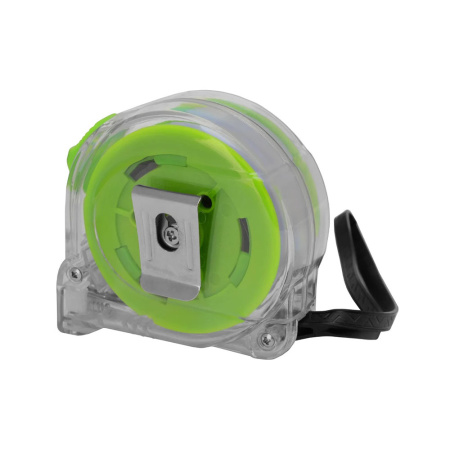 Картинка Рулетка 7,5 м 25 мм прозрачный корпус Сибртех Кварц