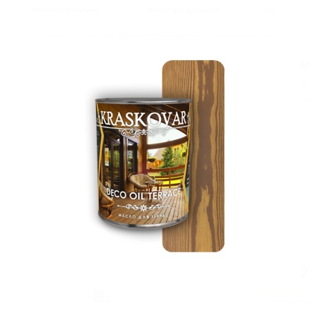 Масло для террас Kraskovar Deco Oil Terrace 0.75 л Миндаль