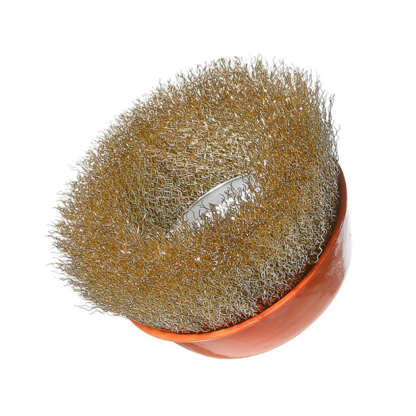 Картинка Щетка чашка для УШМ 125 мм Желтая Sturm