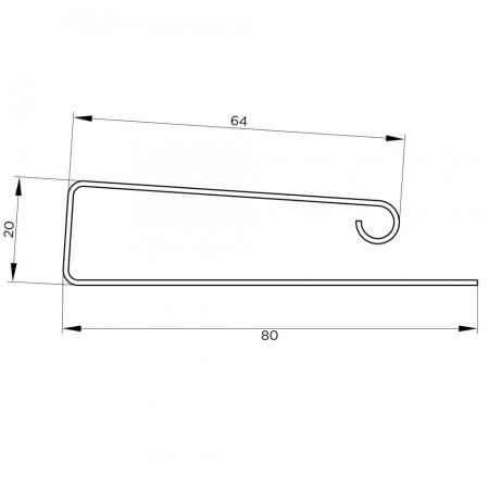 Картинка Профиль G  широкий наличник коричневый Fineber 3000 мм сайдинг