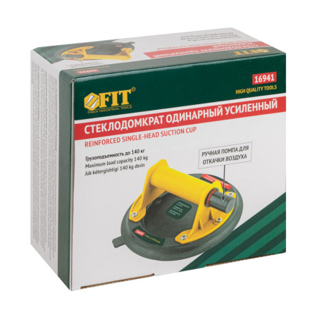 Картинка Стеклодомкрат усиленный одинарный 200 мм до 140 кг Fit Профи