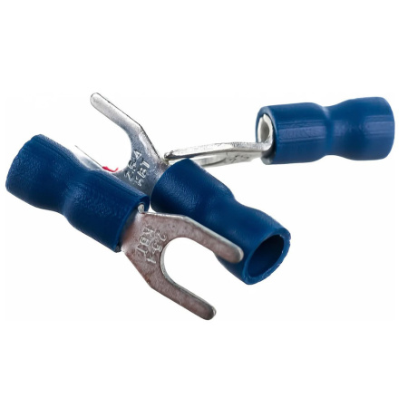 Картинка Наконечник кабельный вилочный изолированный НВИ 2.5-4 ПРОФИ КВТ