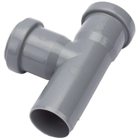 Картинка Тройник 40х40/87° Серый Политэк