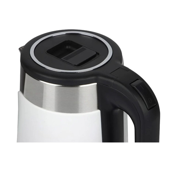 Картинка Чайник HS-1043 на 1.7 л двойной корпус Белый HomeStar