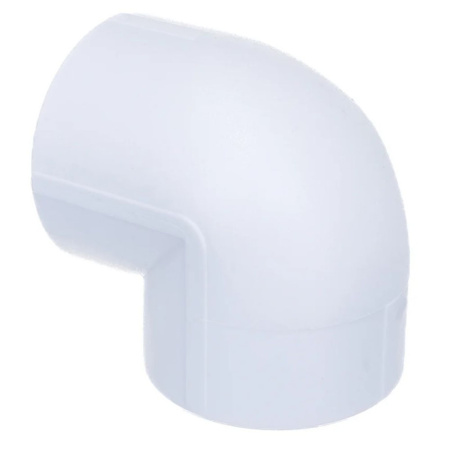 Картинка Угольник 90° Ø 50 мм полипропиленовый PPR Белый Valfex
