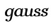 Картинка Gauss
