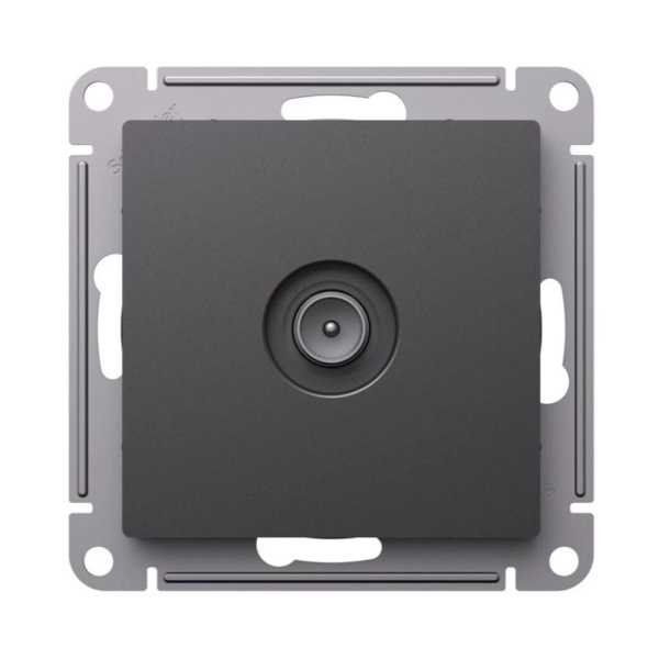 Картинка Розетка TV телевизионная в рамку механизм Базальт ATLASDESIGN Systeme Electric