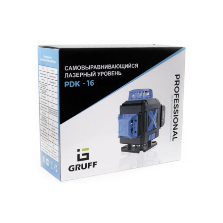 Картинка Лазерный уровень самонивелирующийся GRUFF PDK-16