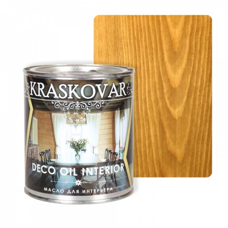 Масло для интерьера Kraskovar Deco Oil Interior 0,75 л Дуб