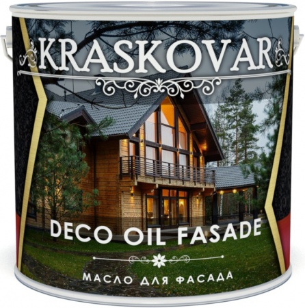 Масло для фасада Kraskovar Deco Oil Fasade 2,2 л Палисандр