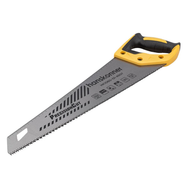 Картинка Ножовка по дереву 450 мм чистый рез Hanskonner