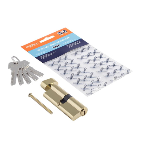 Картинка НОРА-М Личинка цилиндровый механизм ЛПВ-80 40-40 Золото