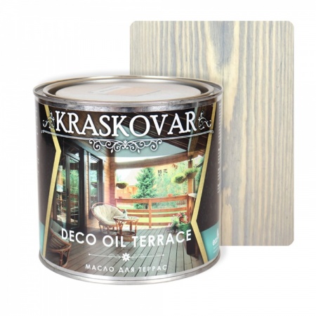 Масло для террас Kraskovar Deco Oil Terrace 2,2 л Туманный лес