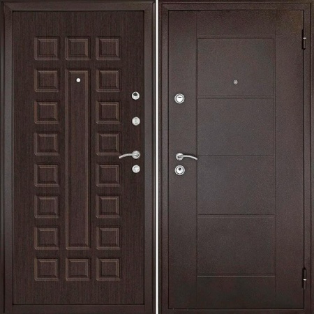  Дверь Форпост Квадро В 860х2050 мм Правая цвет Венге с фурнитурой