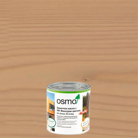 Защитное масло Osmo 426 UV-Schutz-Öl Extra Farbig с уф-фильтром 0.125 л Лиственница
