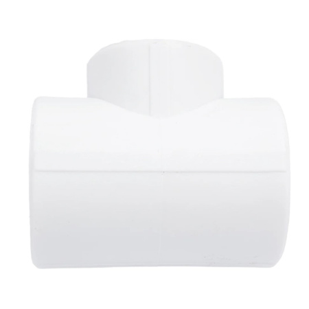 Картинка Тройник переходной 40х32х40 мм полипропиленовый PPR Белый Valfex