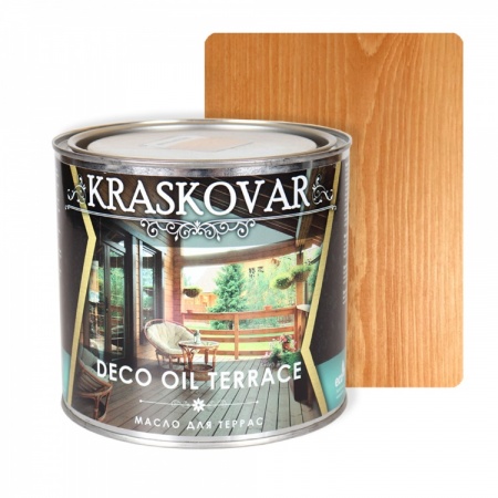 Масло для террас Kraskovar Deco Oil Terrace 2,2 л Бук