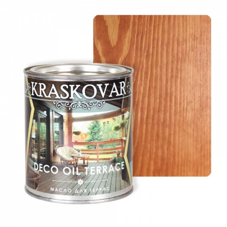Масло для террас Kraskovar Deco Oil Terrace 0,75 л Лиственница