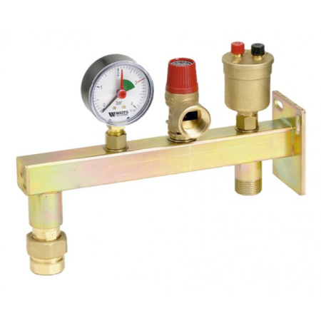 Группа безопасности котла настенная с возможностью установки бака 1"x3/4" TIM