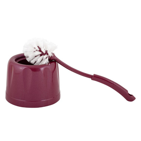 Изображение Ершик для унитаза Rock'n'Roll напольный с подставкой Бордо Spin&Clean Картинка Ершик для унитаза Rock'n'Roll напольный с подставкой Бордо Spin&Clean