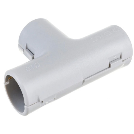 Картинка Тройник открывающийся Т-образный Ø 20 мм 90° для труб ПВХ IP40 DKC