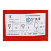 Картинка Бак расширительный на отопление 80 л Красный STH-0006-000080 STOUT
