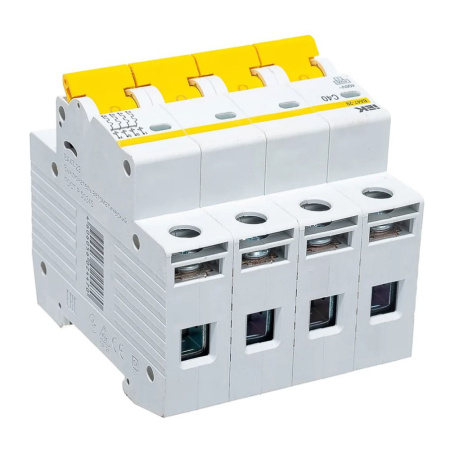 Картинка Выключатель автоматический 4п 40А С ВА47-29 4.5кА IEK