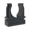 Держатель-клипса с защелкой 20 мм Черная для труб DKC