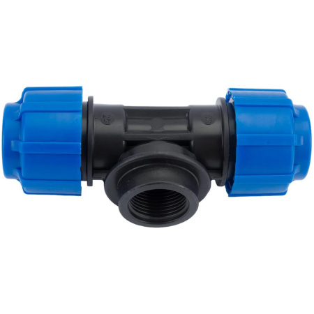 Картинка Тройник ПНД резьба внутренняя 25х3/4"х25