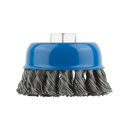 Картинка Щетка чашка для УШМ М14х75 мм витая Росомаха