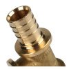 Картинка Тройник 25x25x25 мм латунь для труб из сшитого полиэтилена аксиальный STOUT SFA-0013-000025