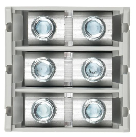 Картинка Клемма силовая вводная тройная КСВ 16-50 Серая PROxima plc-kvs3-16-50-grey EKF