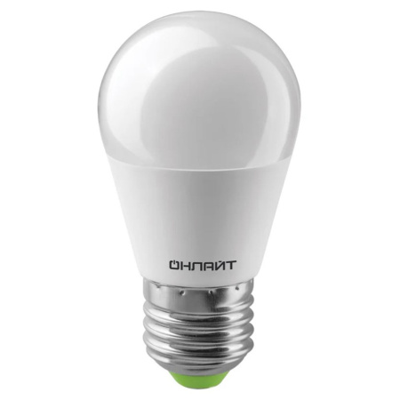 Лампа светодиодная шар ОНЛАЙТ LED 10вт E27 G45 4000К PROMO
