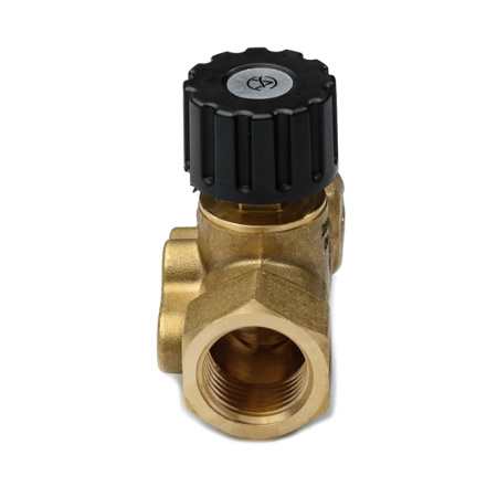 Картинка Клапан балансировочный ручной латунь 2014 Ду25 G 1" Ру16 EURO Aquasfera