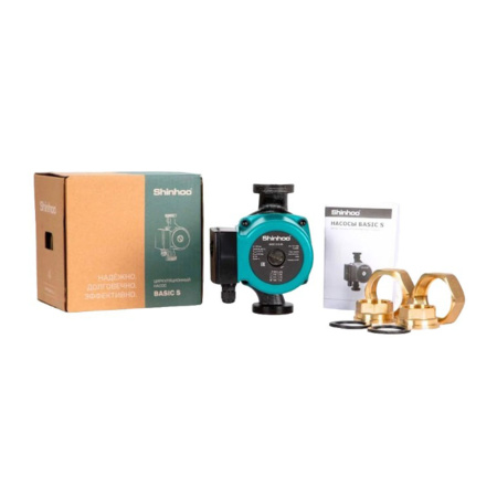 Картинка Насос циркуляционный с мокрым ротором BASIC S 25-6S 130 PN10 230В/50 Гц Shinhoo