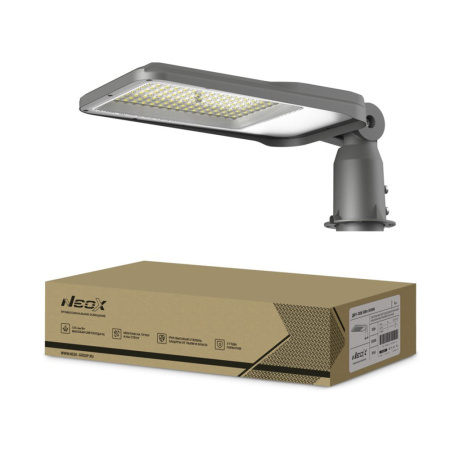 Картинка Светильник уличный светодиодный ДКУ-2UB 50Вт 230В 5000К 6250Лм универсальный IP65 NEOX