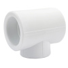 Картинка Тройник переходной 50х40х50 полипропиленовый PPR Белый Valfex