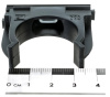 Держатель-клипса Черная с защелкой Ø 32 мм для труб PR.02732ч Промрукав