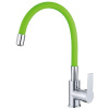 Смеситель для кухни гибкий силиконовый излив латунь VALFEX Estreya Green VF.70112-12