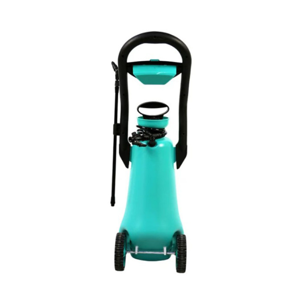 Картинка Опрыскиватель 16 л на колесах с ручным насосом и шлангом Sturm