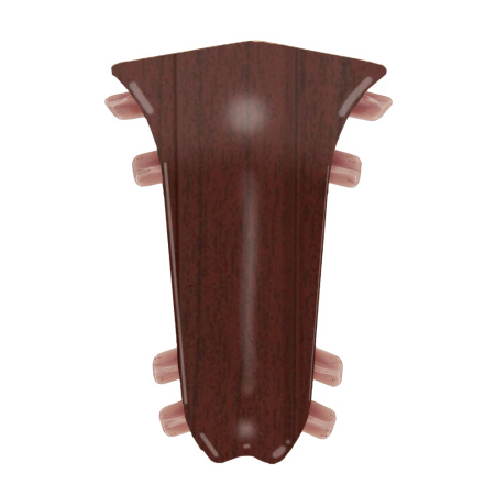 Внутренний угол для плинтуса К55 Комфорт Махагон