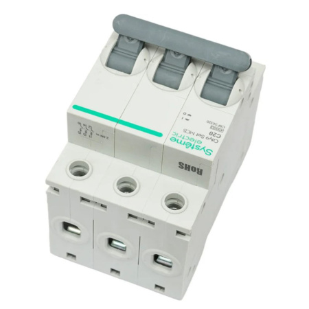Картинка Выключатель автоматический 3п 20А С 4.5kA 400В City9 Set Systeme Electric