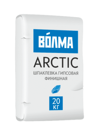 Волма Арктик 20 кг гипсовая шпатлевка финишная белая