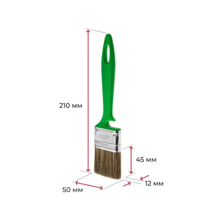 Картинка Набор кистей по дереву 3 шт АКОР