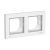 Schneider ATLASDESIGN AQUA Белая рамка 2 поста IP44 ATN440102