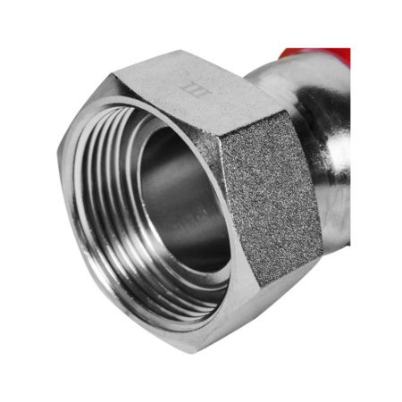 Картинка Переходник ВПр-ВР Ø 35х1"1/4 накидная гайка Нержавеющая сталь пресс ROMMER