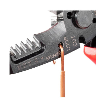 Картинка Пассатижи-Мультитул 215 мм серия ПРОФИ с функцией опрессовки снятия изоляции и резки КВТ