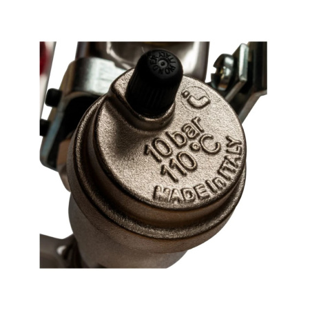 Картинка Коллектор НЕРЖ 2 выхода с кранами воздушниками расходомерами STOUT