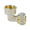 Картинка Уголок обжимной переходной для труб металлопласт 26x3/4" ВР Valfex