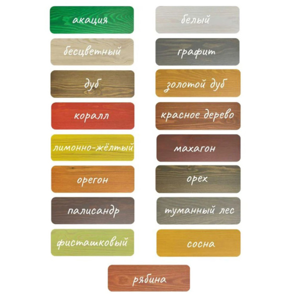 Картинка Пропитка для дерева 0,9 л Рябина Kraskovar Eco Lazur